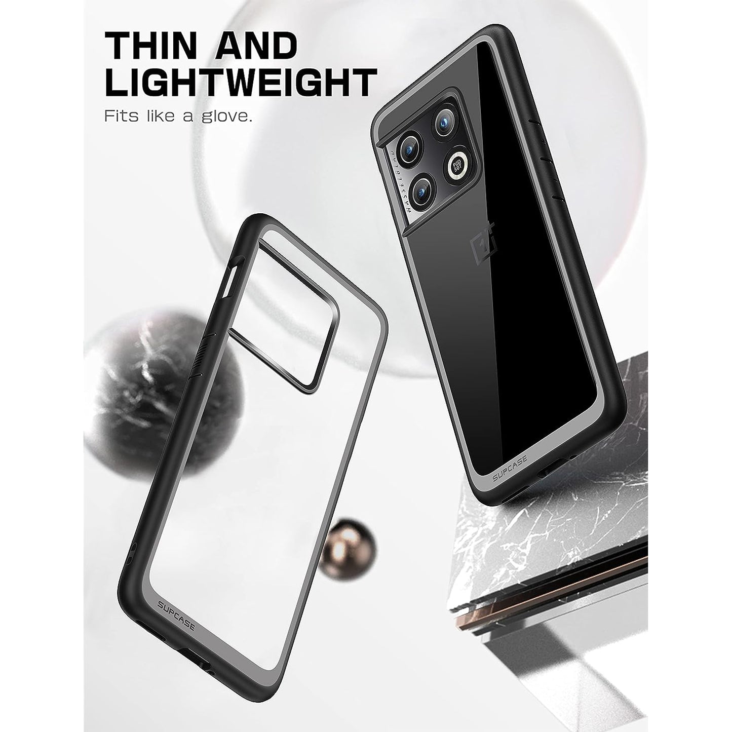 SUPCASE Unicorn Beetle STYLE Premium Hybrid Protective Clear Case For OnePlus 10 Pro - Black