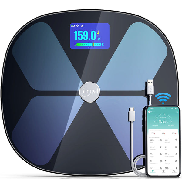 Slimpal CS20S Smart Scale Pro Rechargeable Smart WiFi and Bluetooth Digital Bathroom Scale