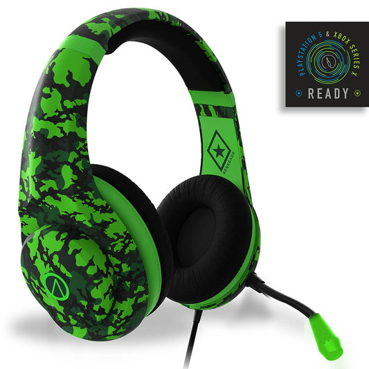 Stealth Xp-Renegade Over Ear Gaming Headset with Flexible Mic - Neon Green Camo