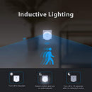 TECKNET LED Night Light, Plug-and-Play Automatic Wall Lights with 2 Lighting Modes, Motion &amp; Light Sensor, Warm White Light