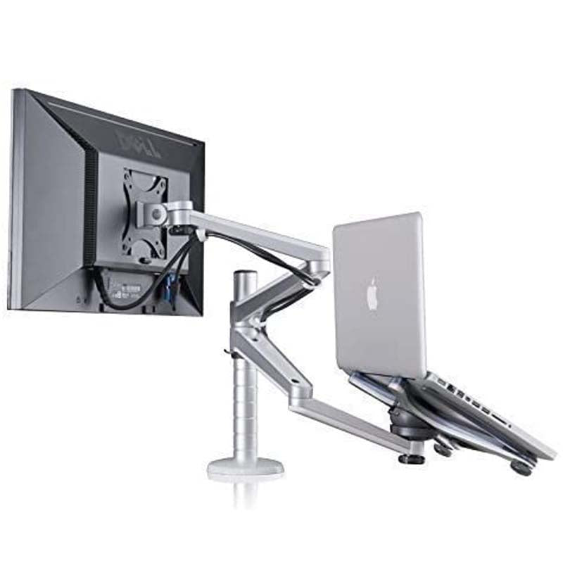 ThingyClub® OA-7X Adjustable Aluminium Universal Laptop and Computer Monitor Stand Desk Mount