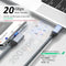 ULT-WIIQ USB C to USB C 90 Degree Angle 100W Fast Charging & 20Gbps Data Transfer 5k/4k@60Hz Video Cable (3M/9.8ft)