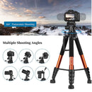 VICTIV NT70 74inch Aluminum Professional Camera Travel Tripod with Carry Bag
