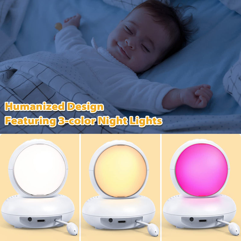 Video Baby Monitor 4.3'' LCD Screen Audio and Video with 1 Camera and Night Light