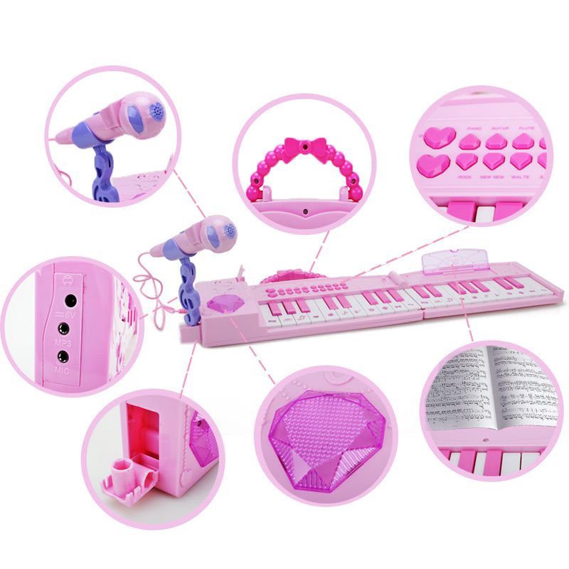 Wishtime BUDDY FUN Electronic Piano with Music Microphone for Children's