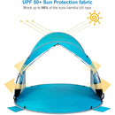 WolfWise Easy Pop Up 3-4 Person Beach Tent Sport Umbrella Instant Sun Shelter Tent