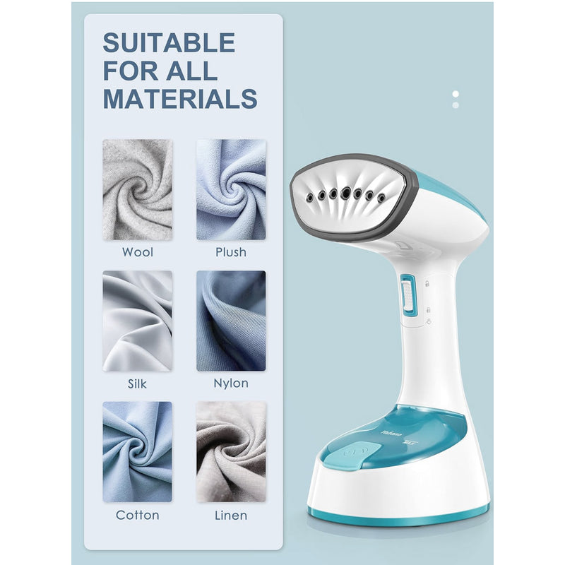 Yabano Clothes Steamer Handheld, Folding Steam Iron Design 120ml large water tank with 1200W