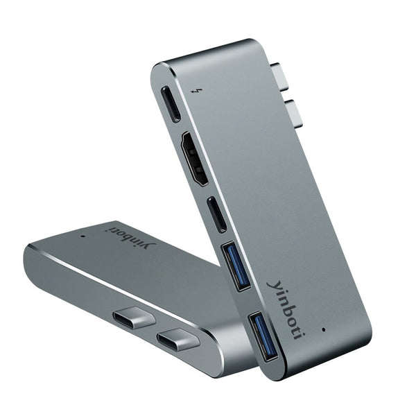 Yinboti USB C HDMI Dock Adapter for McBook Pro 2016 2017 - Grey