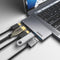 Yinboti USB C HDMI Dock Adapter for McBook Pro 2016 2017 - Grey