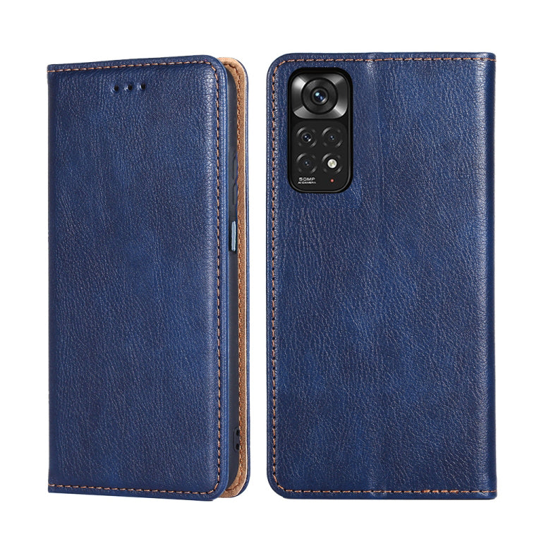 Yiunssy Premium PU Leather Magnetic Automatic Adsorption Wallet Protective Flip Case for Xiaomi Redmi Note 11S 4G