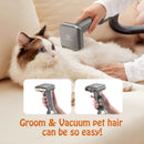 haustierb P10 Pet Grooming Vacuum Deshedding Brush Pet Grooming Tool Kit