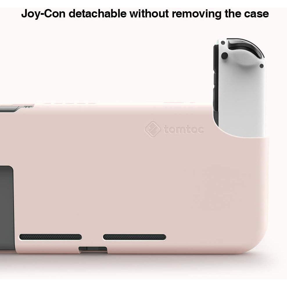 tomtoc Liquid Silicone Protective Case for Nintendo Switch With [2PCS] Screen Protector
