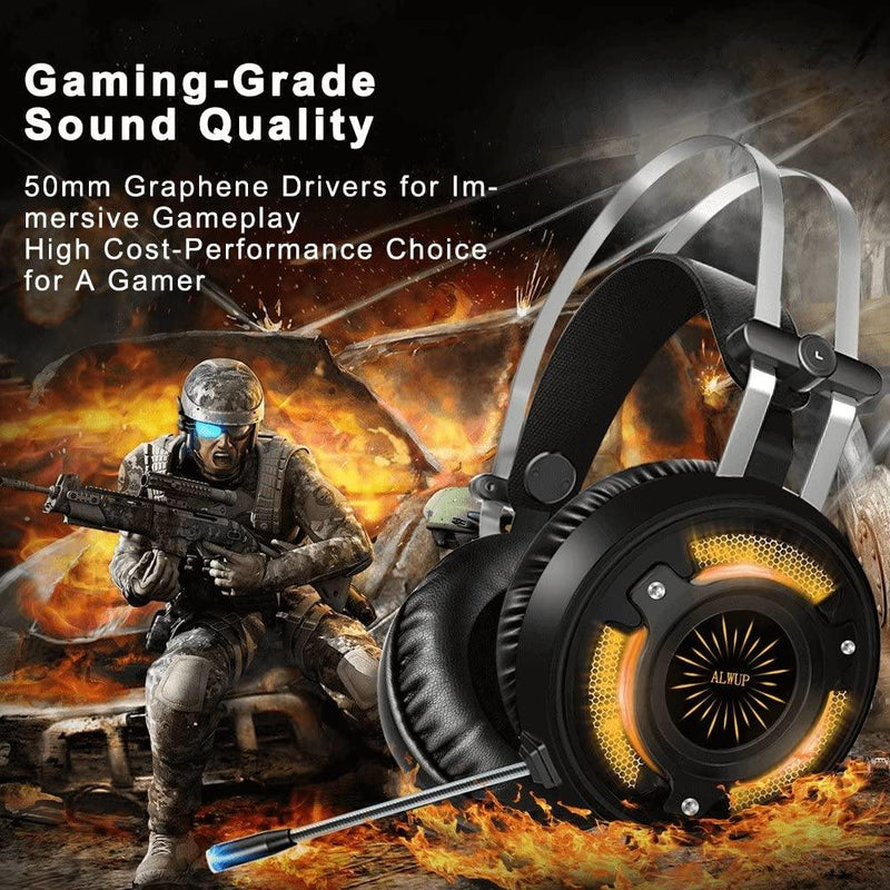 ALWUP A6 Stereo Surround Sound Gaming Headset - DealsnLots