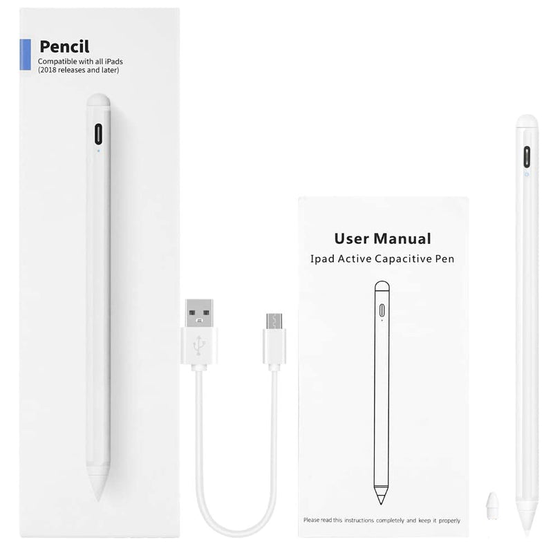 Active Pencil Stylus Pen Compatible with all iPads 2018 Releases and Later