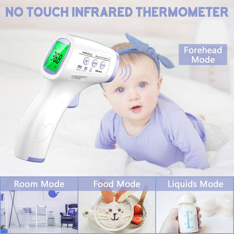 Ankovo HTD8813 Non Contact Infrared Baby Thermometer