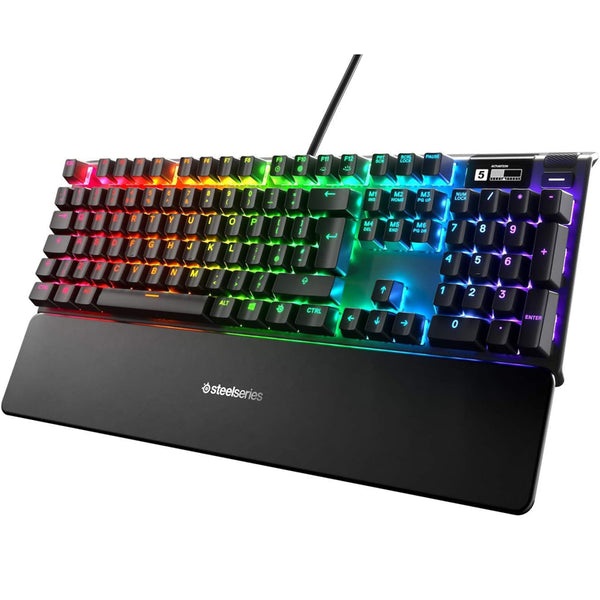 Apex 7 SteelSeries Mechanical Gaming Keyboard OLED Display Red Switches
