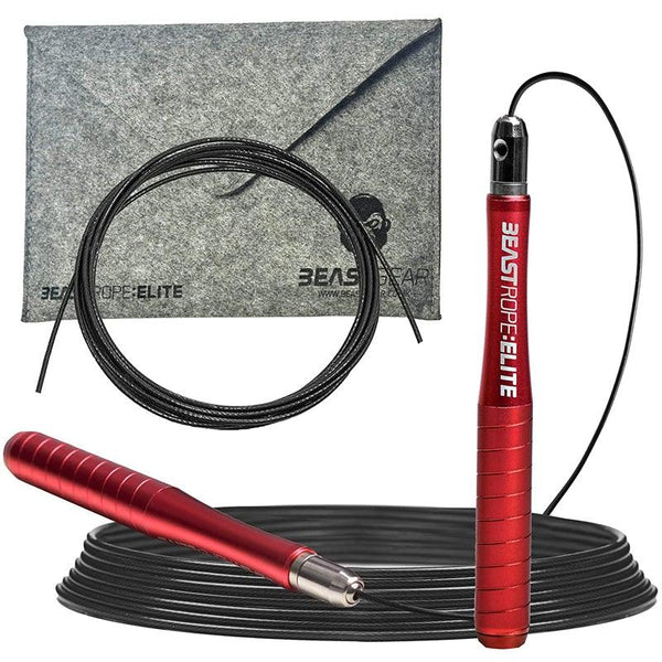 Beast Gear Elite Speed Jump Rope with Aluminum Handles - DealsnLots