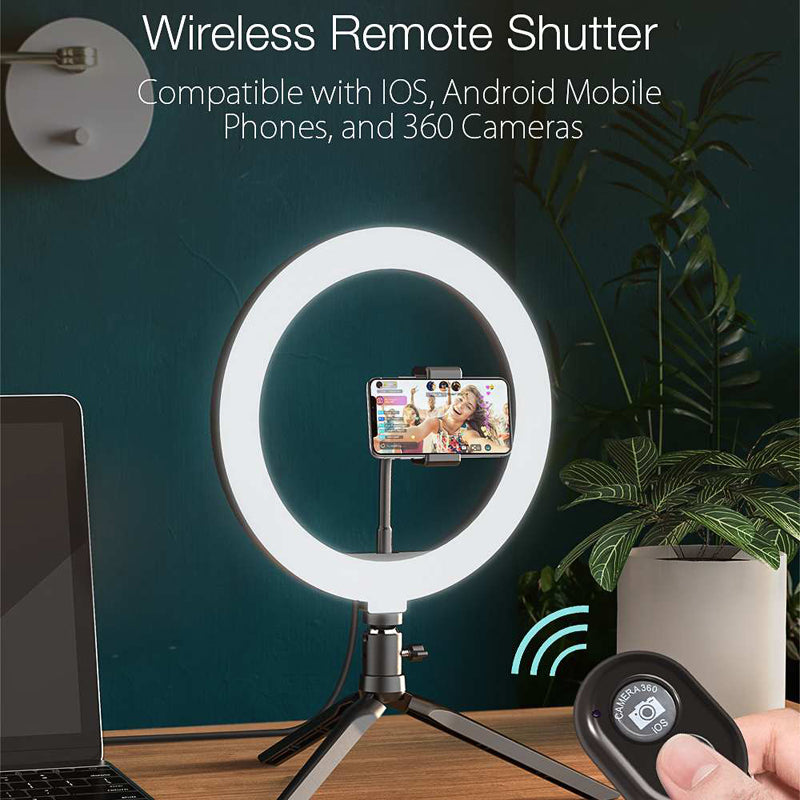 BlitzWolf® BW-SL3 10inch Dimmable LED Selfie Ring Light
