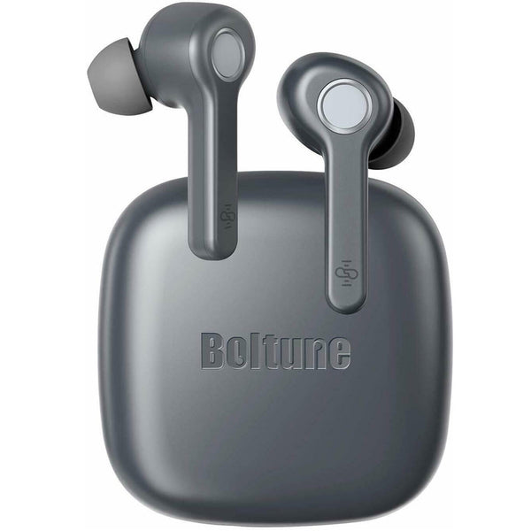 Boltune BT-BH020 Truly Wireless Bluetooth In Ear Headphone with Mic Grey