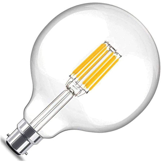 Bonlux LST0694-NW-G125 10W B22 LED Filament Globe Bulb 4000K