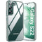 TORRAS Diamond Clear Samsung S21 Case Hard Back with Soft TPU Bumper