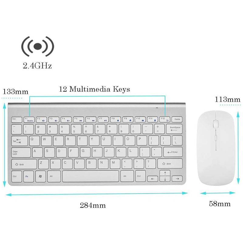 Cubeplug k108 Wireless Keyboard and Mouse Combo