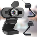 DERICAM W2 1080P HD USB Webcam with Microphone