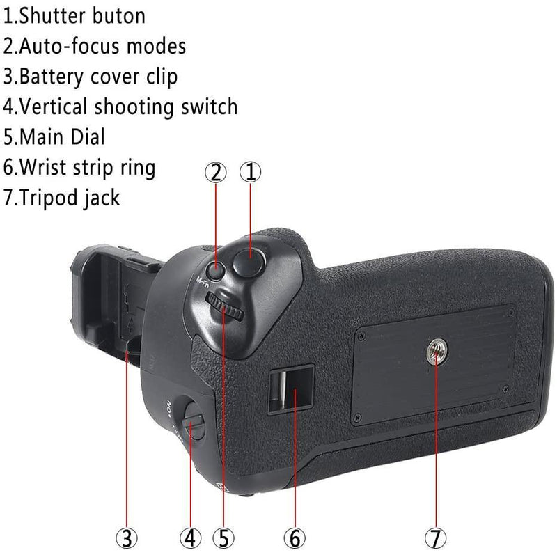 DSTE Mark II Vertical Battery Grip For Canon 7D  Digital Camera | Model: DB68 - DealsnLots