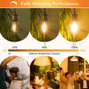 DiCUNO ST64 6W Vintage Edison LED Bulb 2700K Warm White 6 Pack