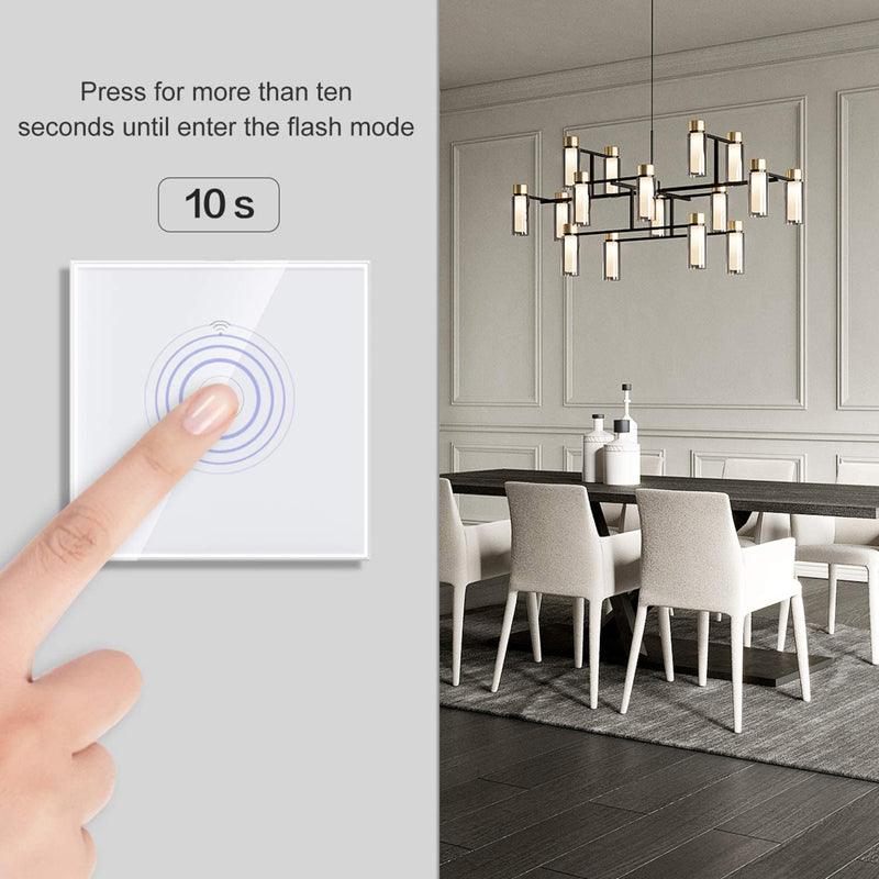 ETERSKY RMT002 WiFi Touch Wall Light Switches - 1Way - DealsnLots