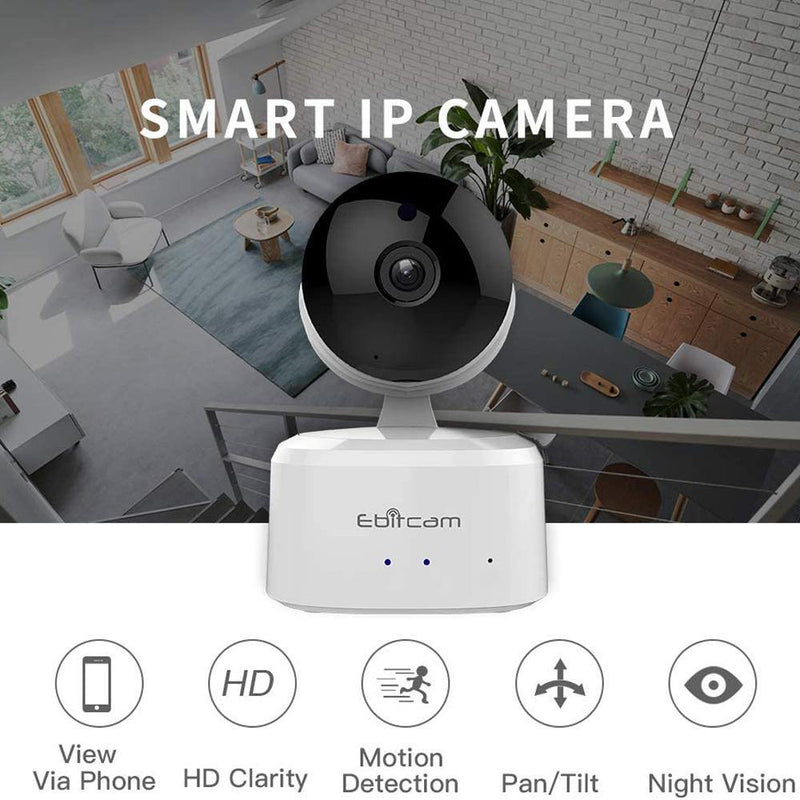 Ebitcam E2 1080P Smart Wifi IP Camera | White - DealsnLots