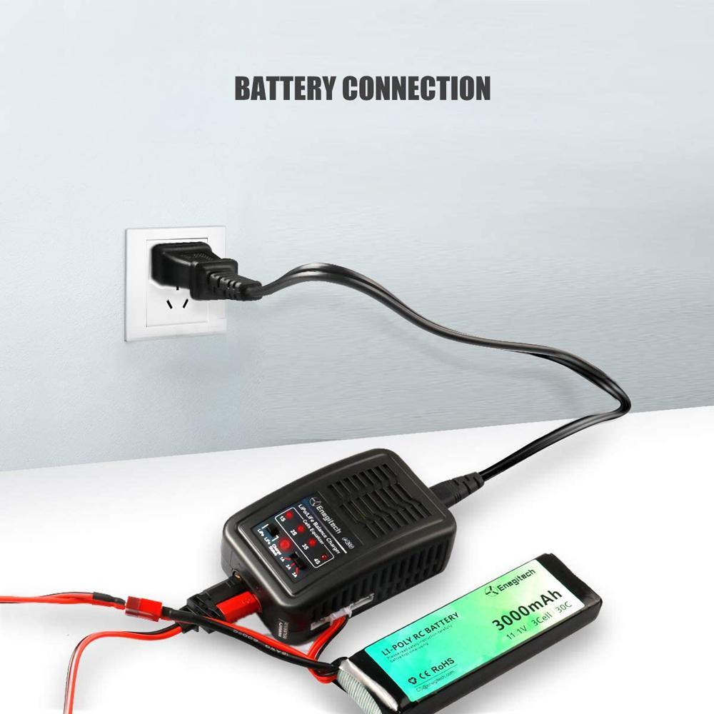 Enegitech e430 Compact Balance Charger for LiPo Life Battery  [30W 100-240V 1-3A] - DealsnLots