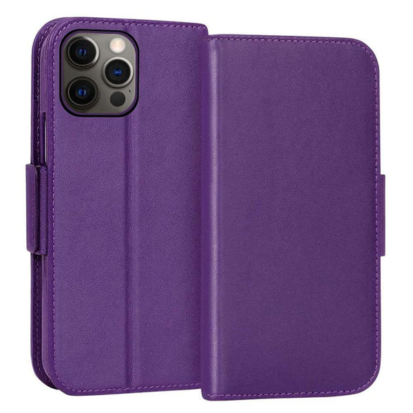 FYY iPhone 11 Pro Max 6.5 Inch Genuine Leather Wallet Case - DealsnLots