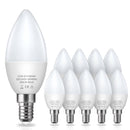 Fulighture 3.5W E14 Candle Light Bulbs | 6000K/350lm | 10 Pack