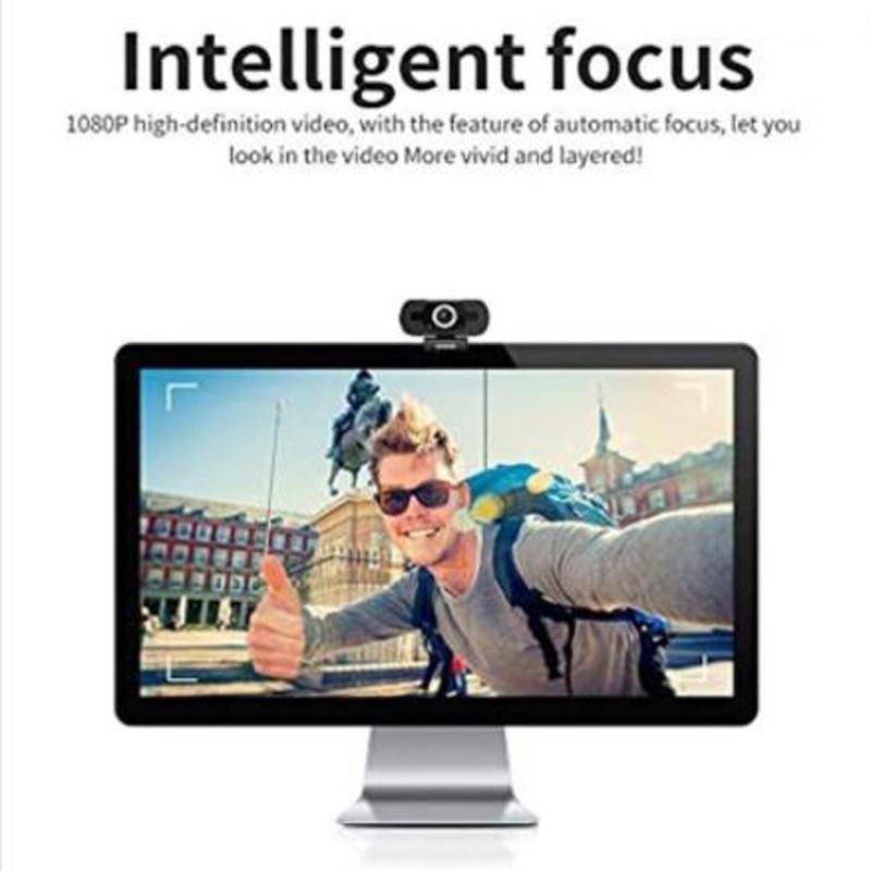 Full HD 1080P USB Video Cam with Mic Drive-free Webcam - DealsnLots