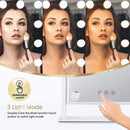 HAMSWAN LED Lighted Makeup Vanity Mirror with 12 LED Lights