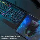 HXSJ A867 7 Keys Wired Gaming Mouse RGB 6400 DPI