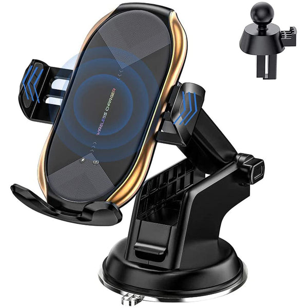 HonShoop T6 Wireless Car Qi Fast Charger Mount 10W
