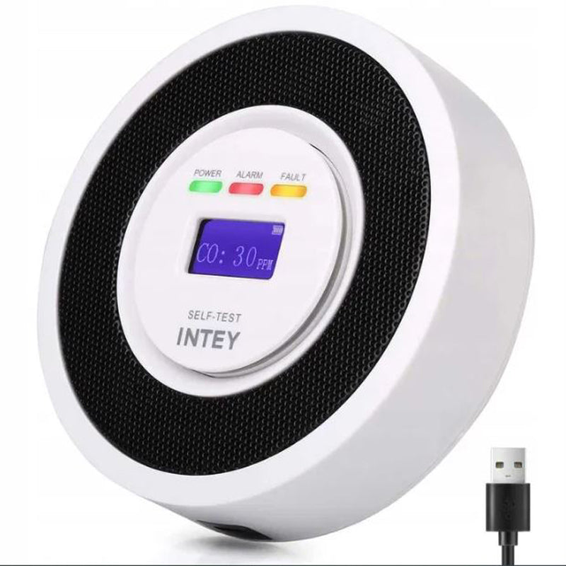 INTEY TO-QT-051 Carbon Monoxide Detector/alarm With Digital LCD Display