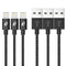 JECENT 3 Pack Lightning to USB Nylon Braided iPhone Cable 1M - DealsnLots