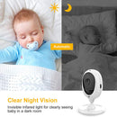 JSLBtech Video Baby Monitor and 4.3" LCD Screen, Auto Night Vision, Two-Way Talkback