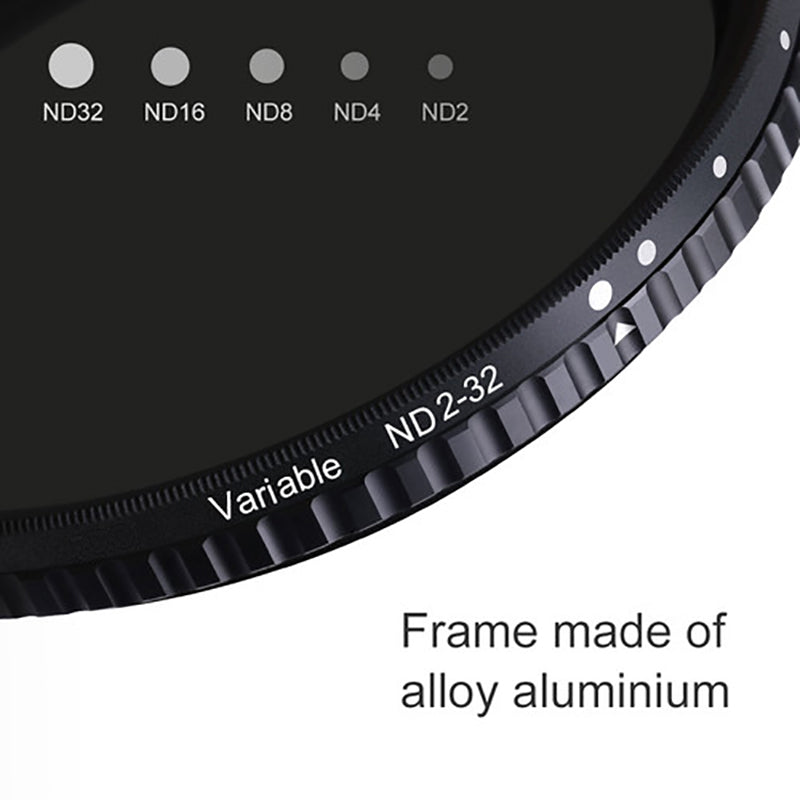 K&F Concept 46mm Variable ND Filter ND2-ND32 Camera Lens Filter