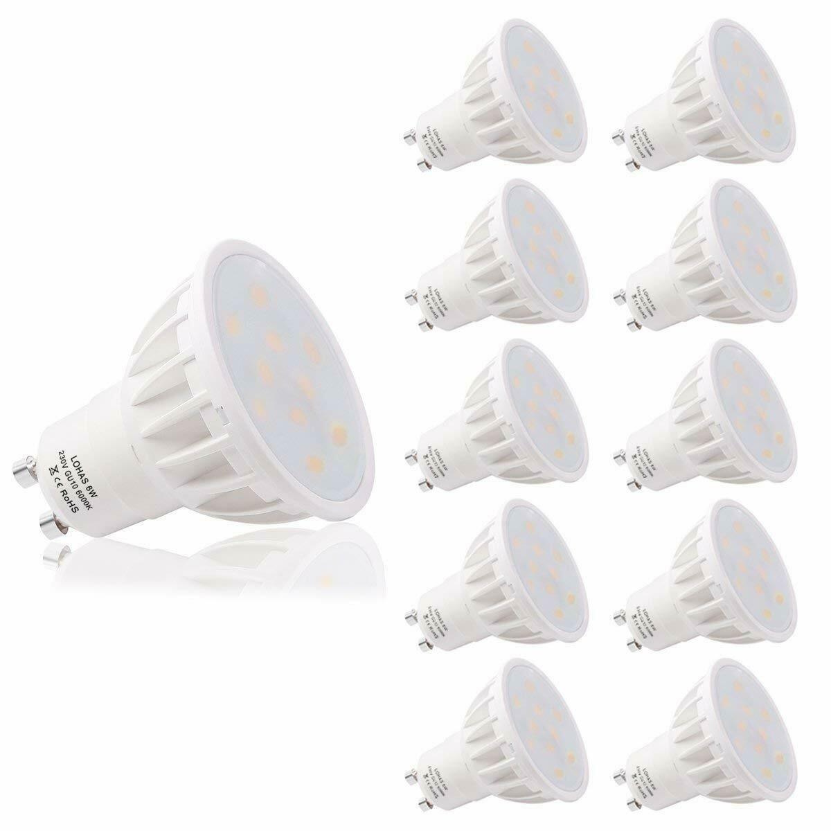 LOHAS GU10 6W LED 6000K Day White LED Bulb