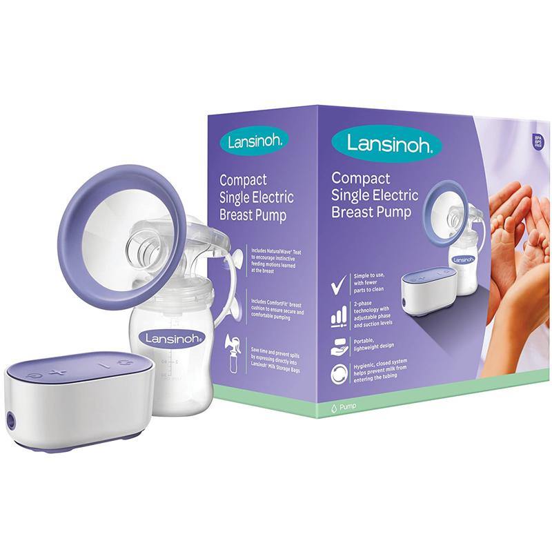 Lansinoh Compact Single Electric Breast pump for Breastfeeding mums - DealsnLots