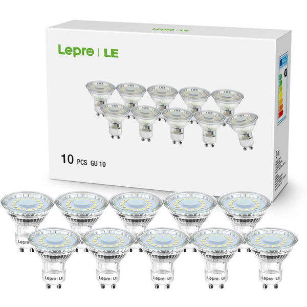 Lepro LE  4W GU10 LED Light Bulbs 10 Pack | PR200060-DW-EU-10
