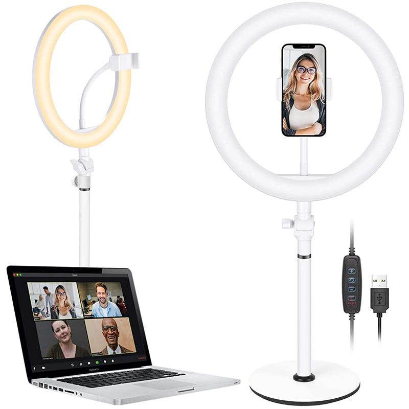 Neewer 10" Dimmable Desktop LED Selfie Ring Light for Laptop Computer - DealsnLots