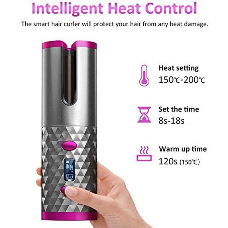 MagicRod I Cordless Auto Electric Hair Rotating Curler - DealsnLots