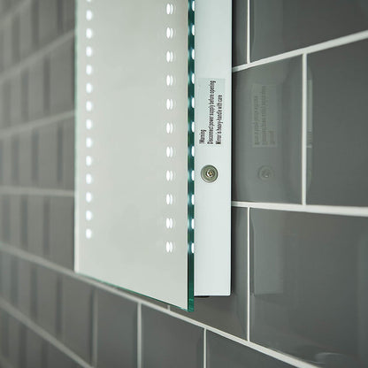 Pebble Grey™ Tannon Illuminated LED Bathroom Mirror | 500 x 700cm