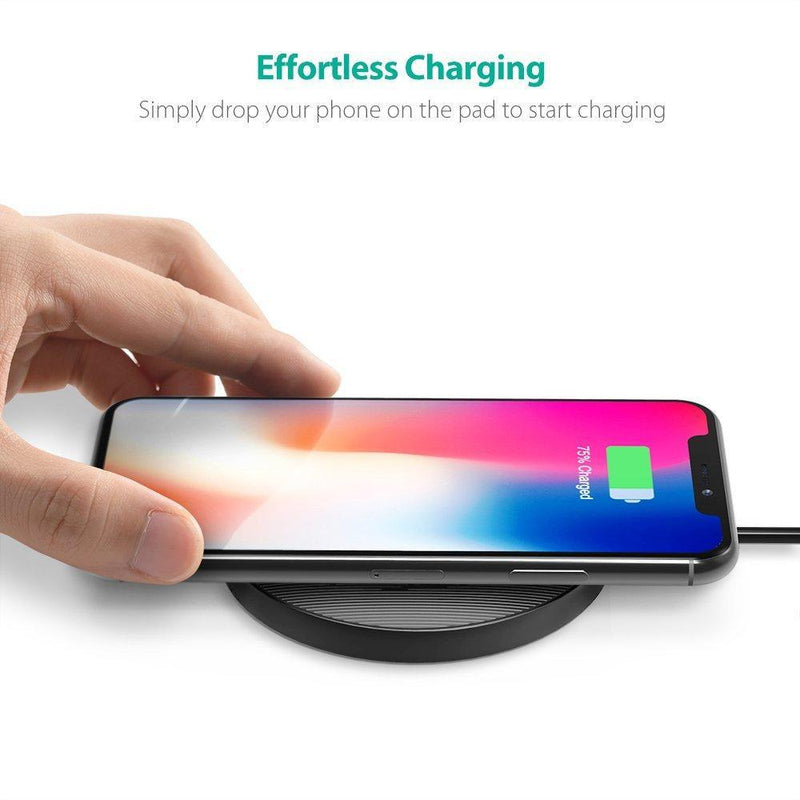 RAVPower Certified Ultra-Safe Qi Wireless Charging Pad | RP-PC083 - DealsnLots