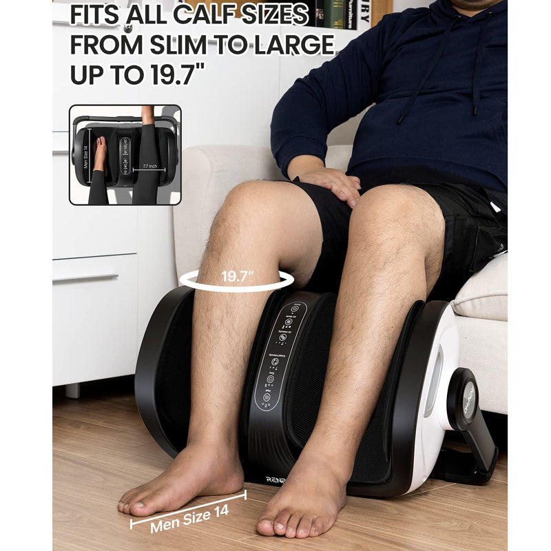 InvoSpa Shiatsu Foot Massager Machine with Heat Electric Deep Kneading  Massage